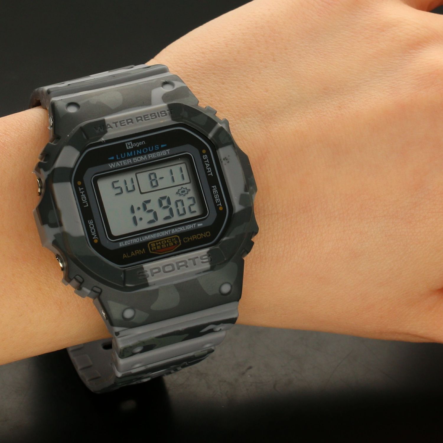 Zegarek męski Hagen Sport HA-218LM kolorze szarego moro (1).jpg